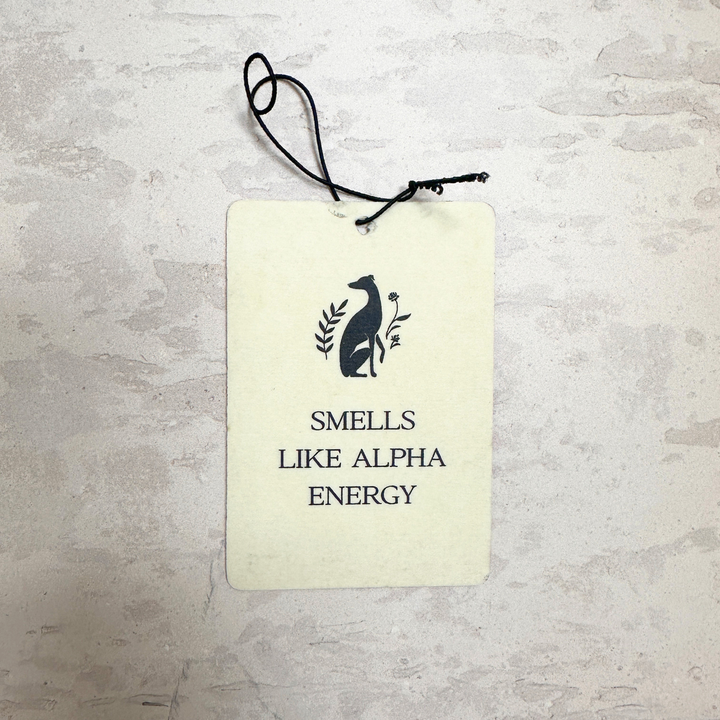 Smells like Alpha Energy Car Air Freshener